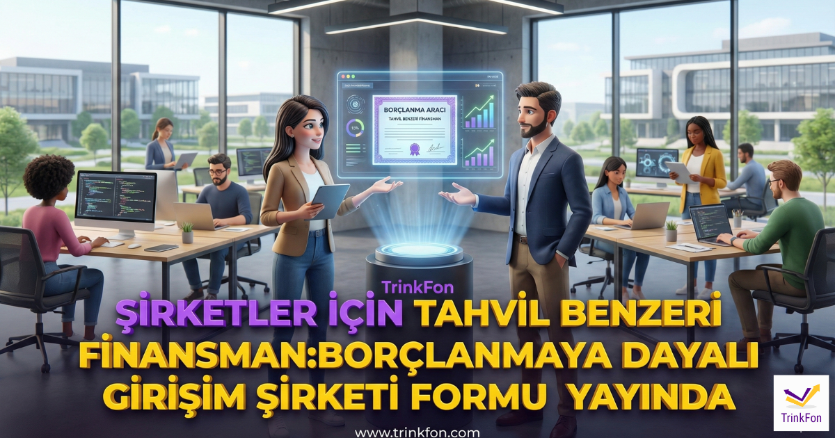 Şirketler İçin Tahvil Benzeri Finansman: Borçlanmaya Dayalı Girişim Şirketi Formu Yayında