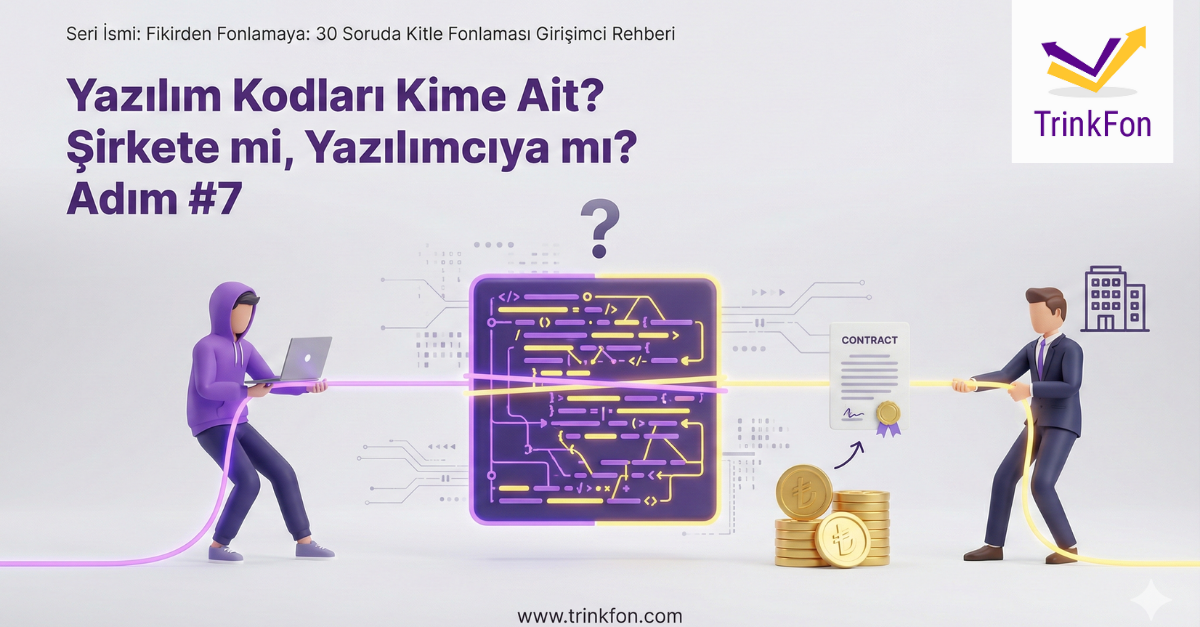 Soru 7: Yazılım ve Telif Hakları IP = Intellectual Property devri